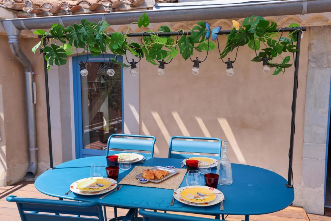 カルカソンヌLa Terrasse Tapaja Vue Conciergeriedamecarcasアパートメント エクステリア 写真